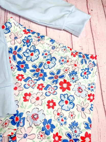 close up showing waistband on the leggings