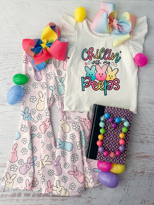 Chillin' Peeps Bell Bottoms Set - Alternative view