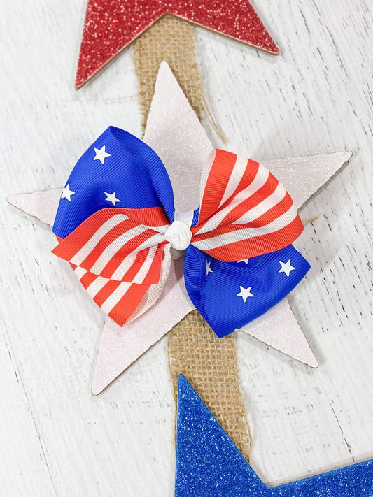 Classic Oversize Flag Bow  - Alternative view