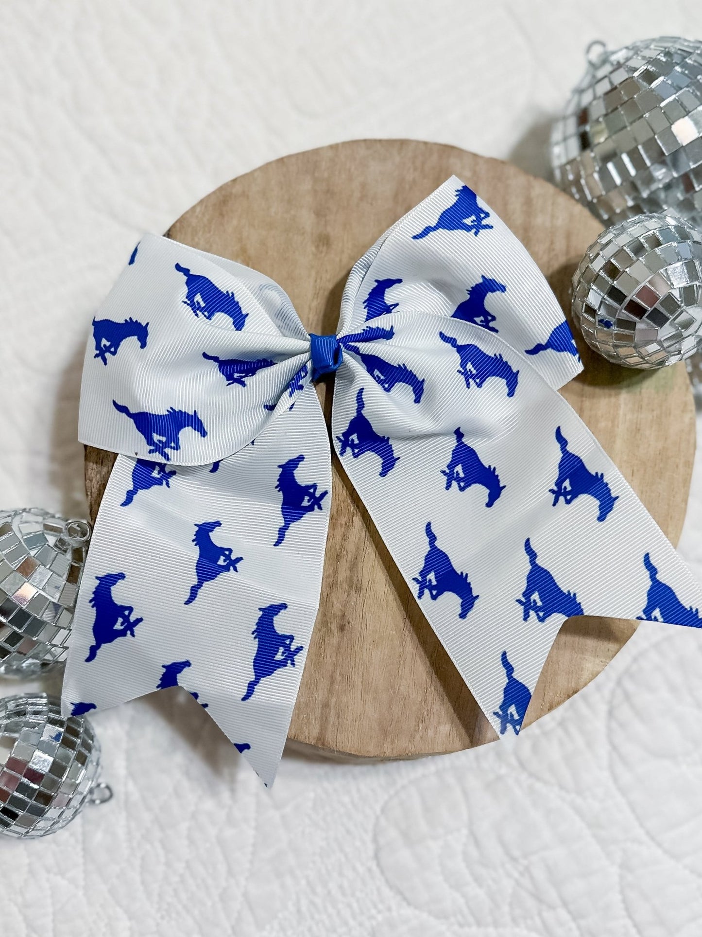 Friendswood Mustang Cheer Bow