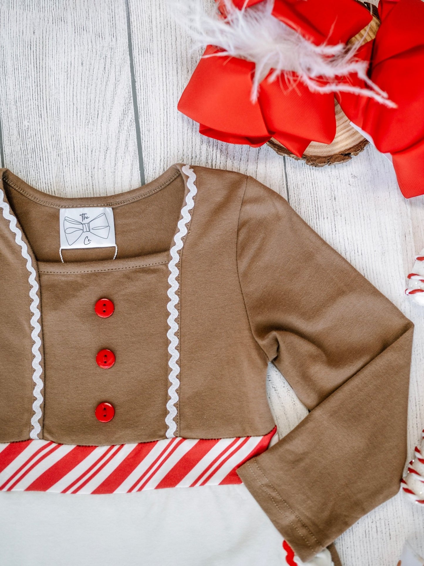 Gingerbread Baker Apron Dress