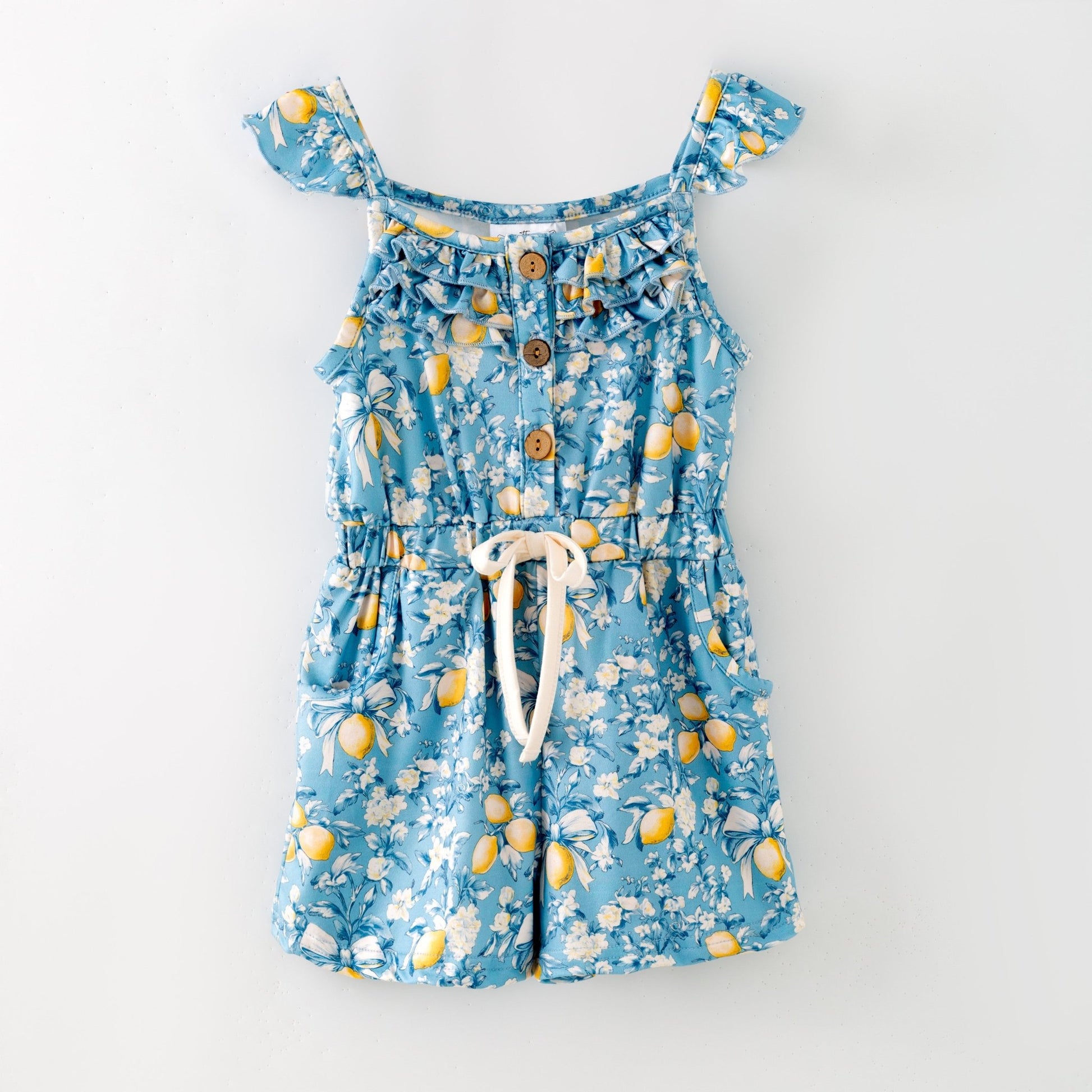Lemon Grove Girls Romper girls boutique outfit set from The Hair Bow Company
