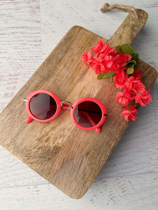 Hot pink sunglasses for girls