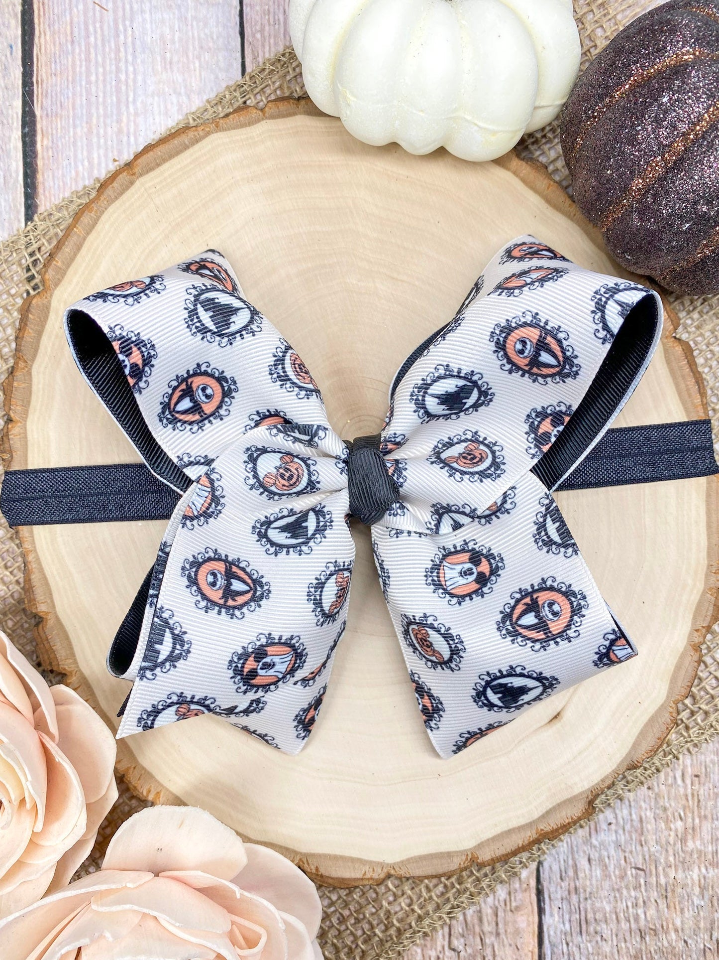 Haunted Mystery Headband on a wooden background