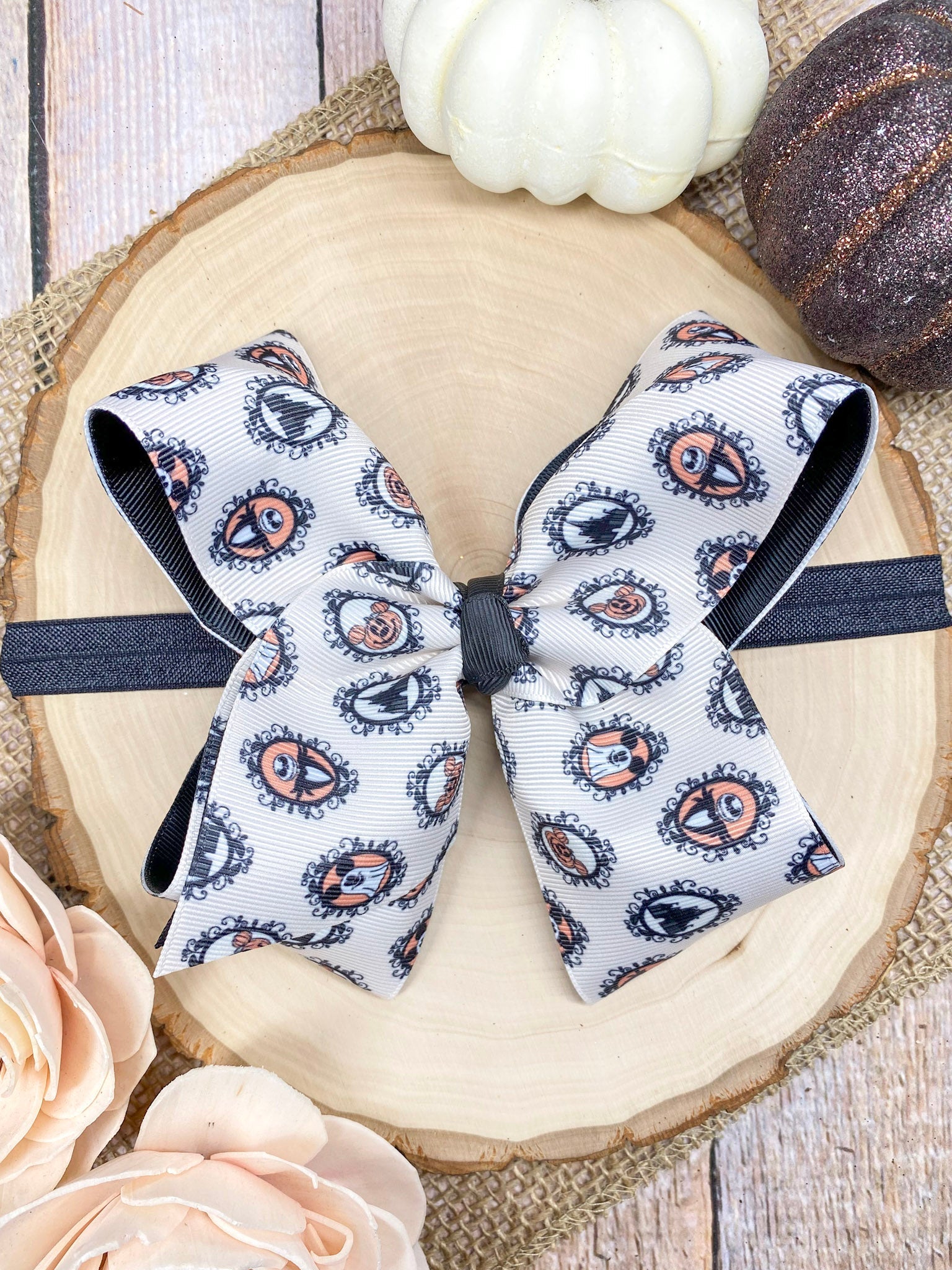 Haunted Mystery Headband on a wooden background