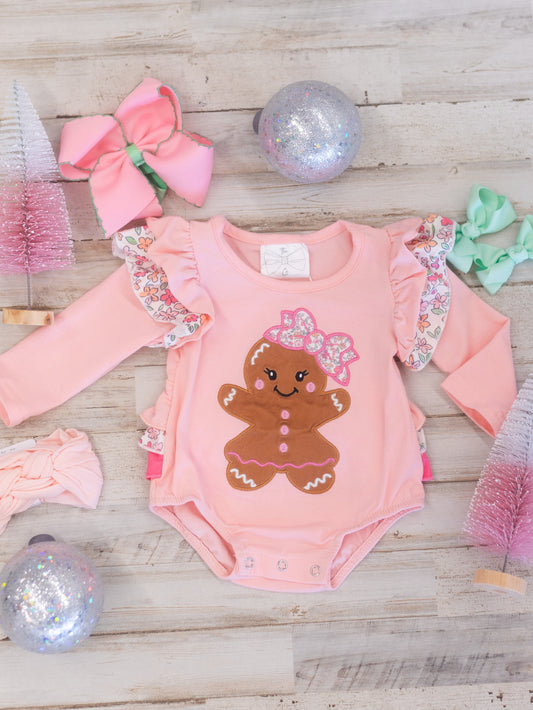 Princess Pink Gingerbread Infant Onesie