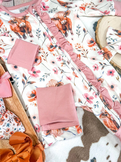 Highland Bloom Infant Onesie