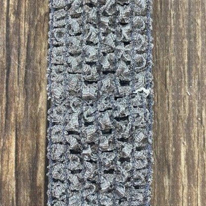 Pewter Individual Crochet 1.5" Headband