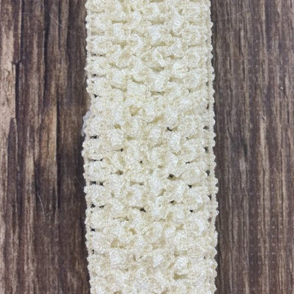 ivory Individual Crochet 1.5" Headband