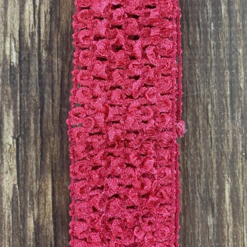 Hot Pink Individual Crochet 1.5" Headband