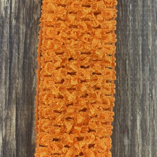 Orange Individual Crochet 1.5" Headband