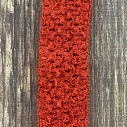 Red Individual Crochet 1.5" Headband