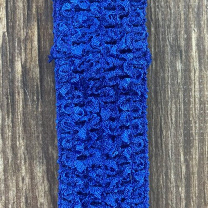 Royal Blue Individual Crochet 1.5" Headband