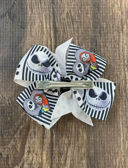Jack Skellington Hair Bow