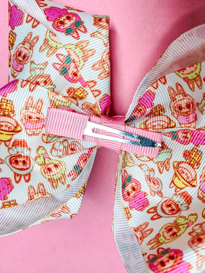 hair clip on back of bow