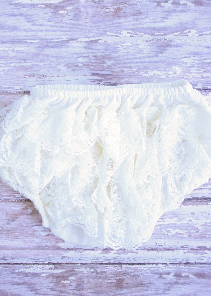 white lace diaper cover