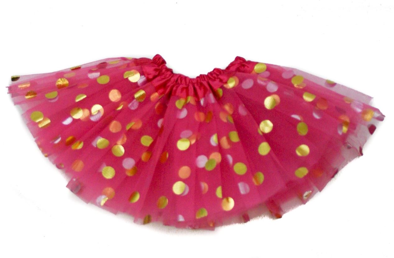 New & Improved Gold Dot Girl Tutus