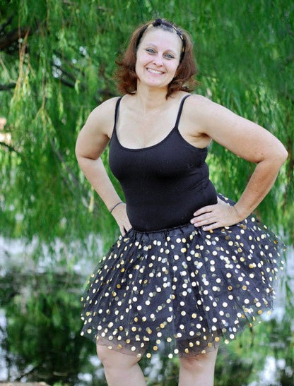 Black plus size tutu