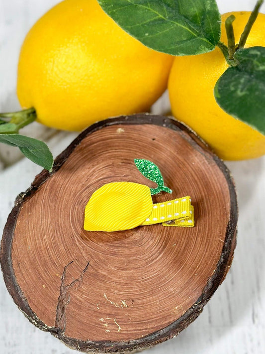 Lemon clippie on alligator clip