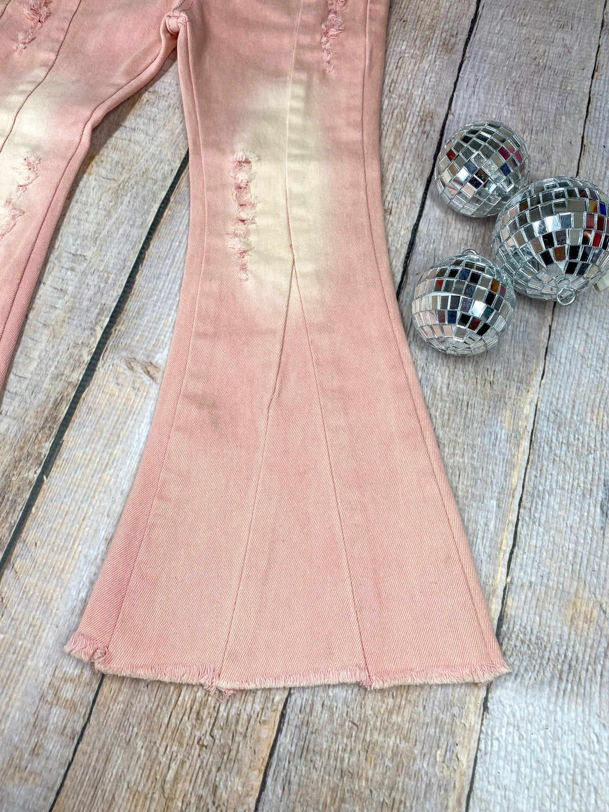 Light pink denim jeans