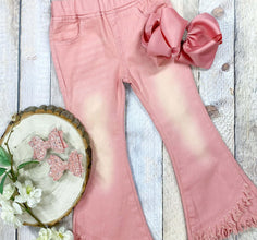 Light Pink Denim Jeans 