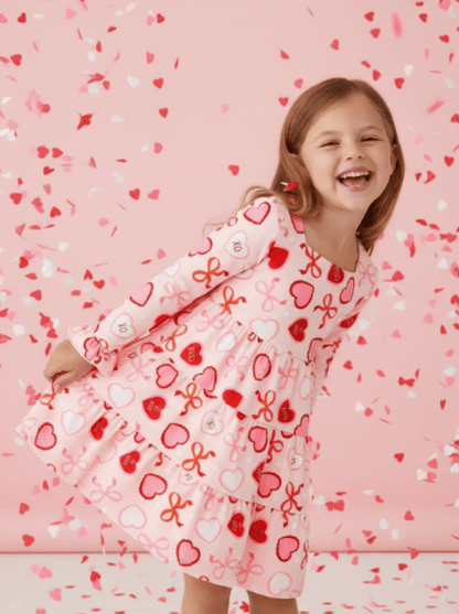 Lots of Love Tiered Twirl Dress