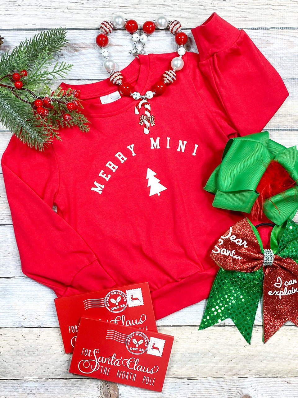 Red Merry Mini top