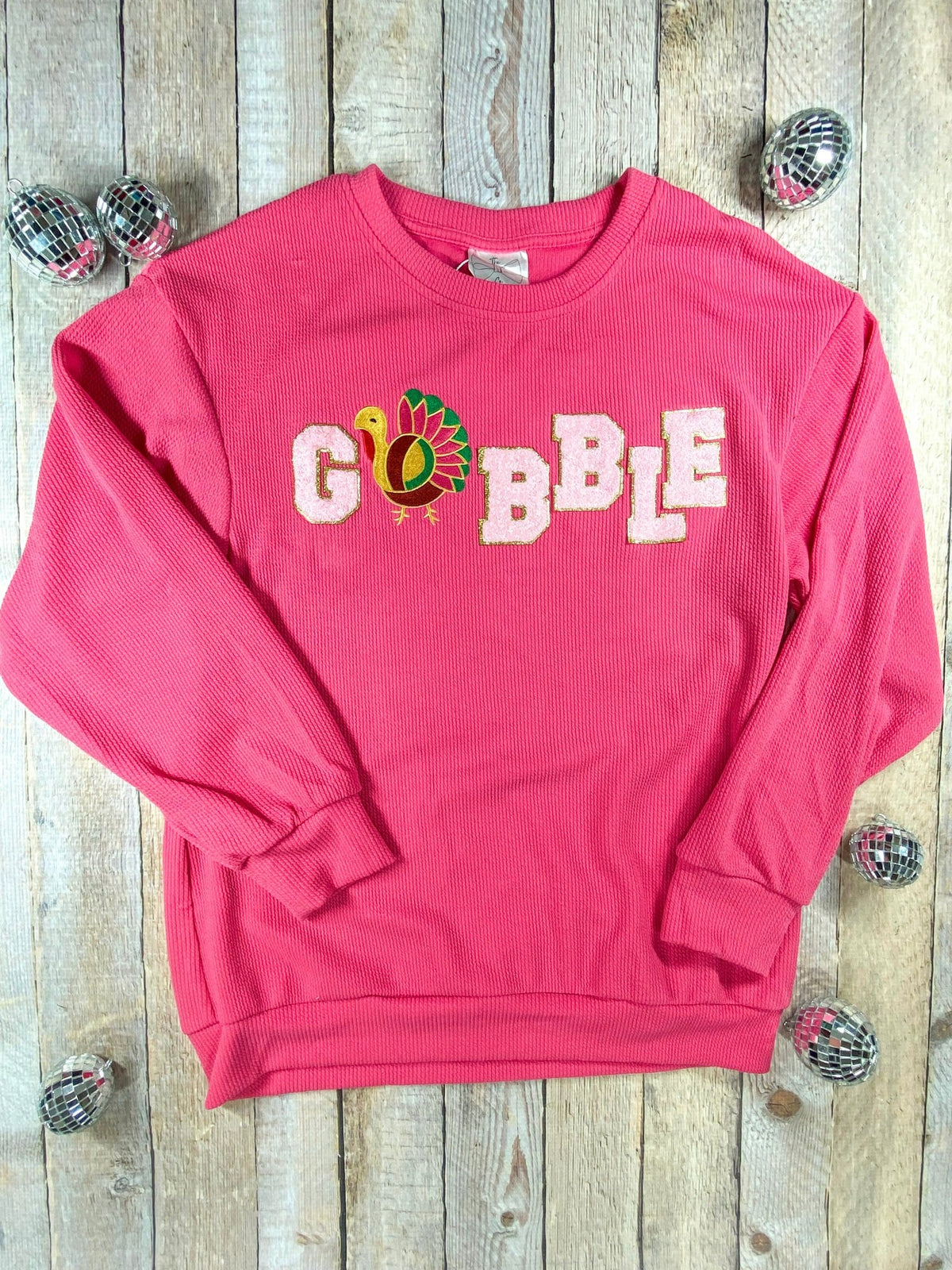 Women's gobble chenille sweatshirt