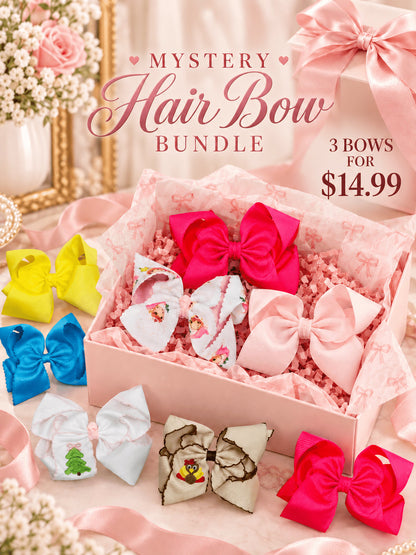 Limited edition mystery hair bow bundles