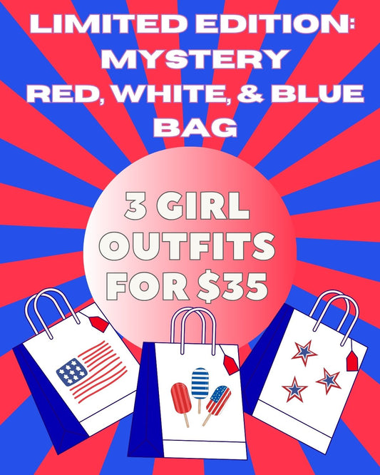 LIMITED EDITION: Mystery Red White & Blue Bag - GIRLS