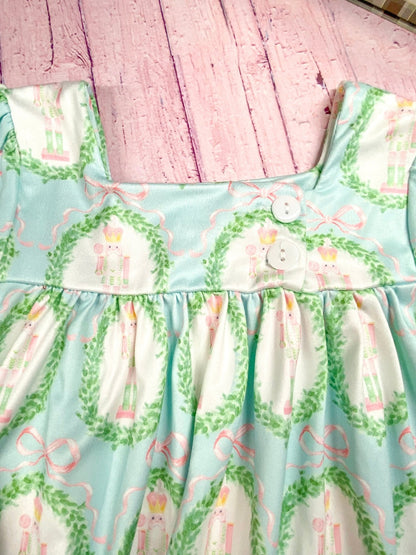 close up of neckline