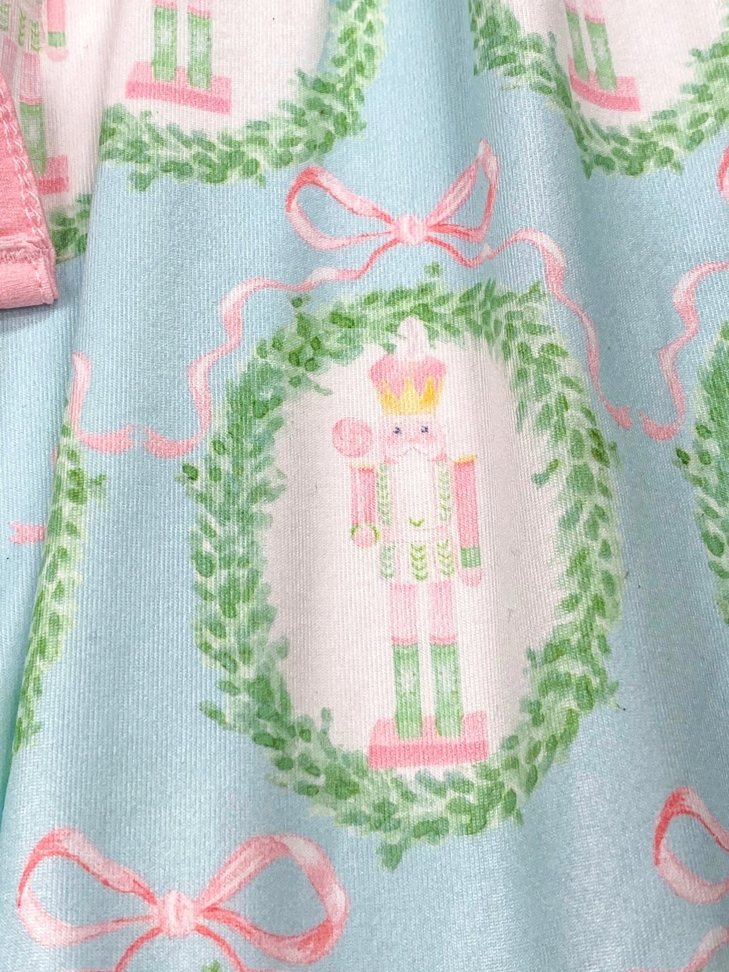 close up of nutcracker patttern