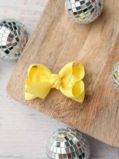Yellow Original Grosgrain Hair Bow