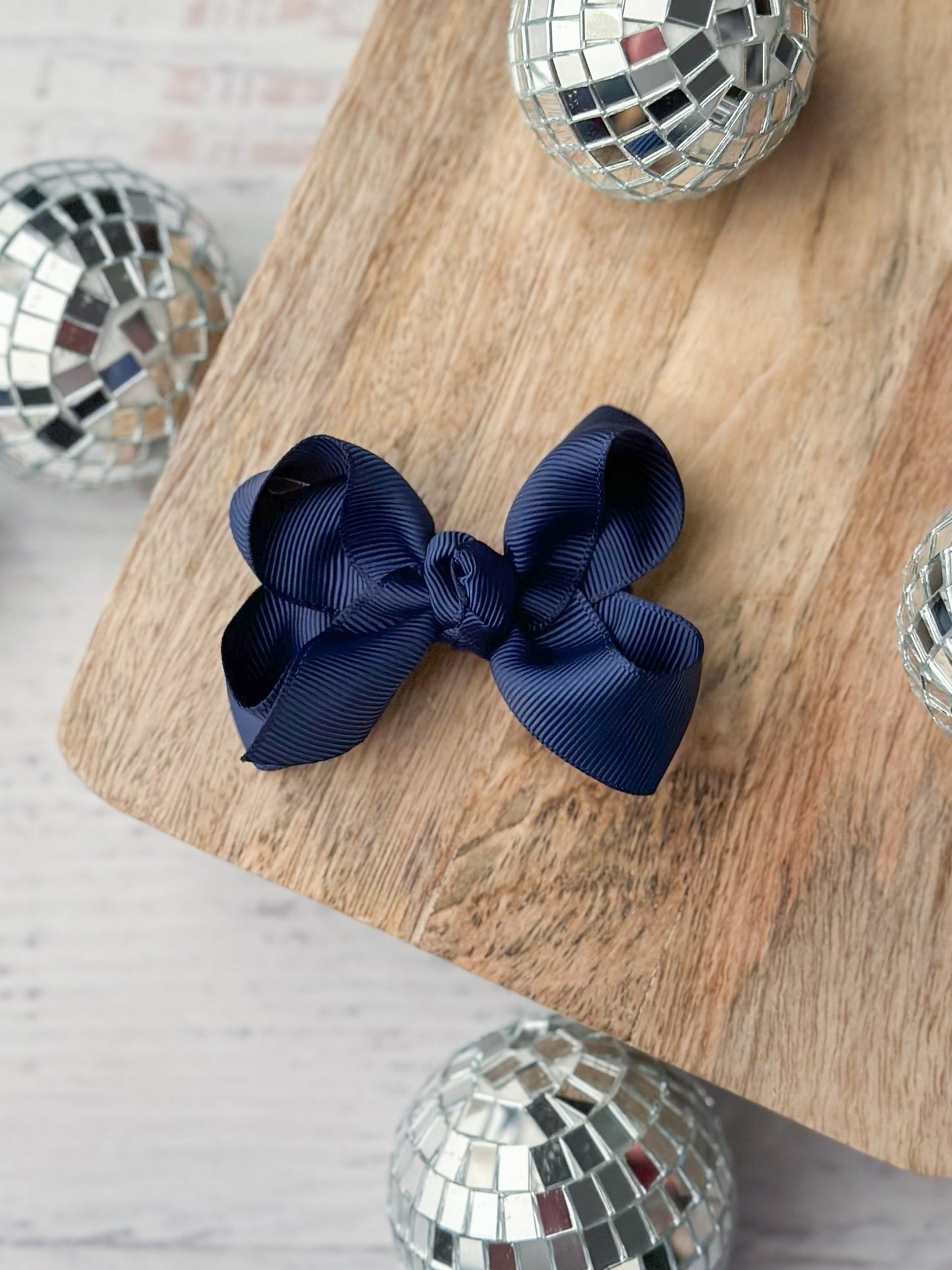 Navy Original Grosgrain Hair Bow