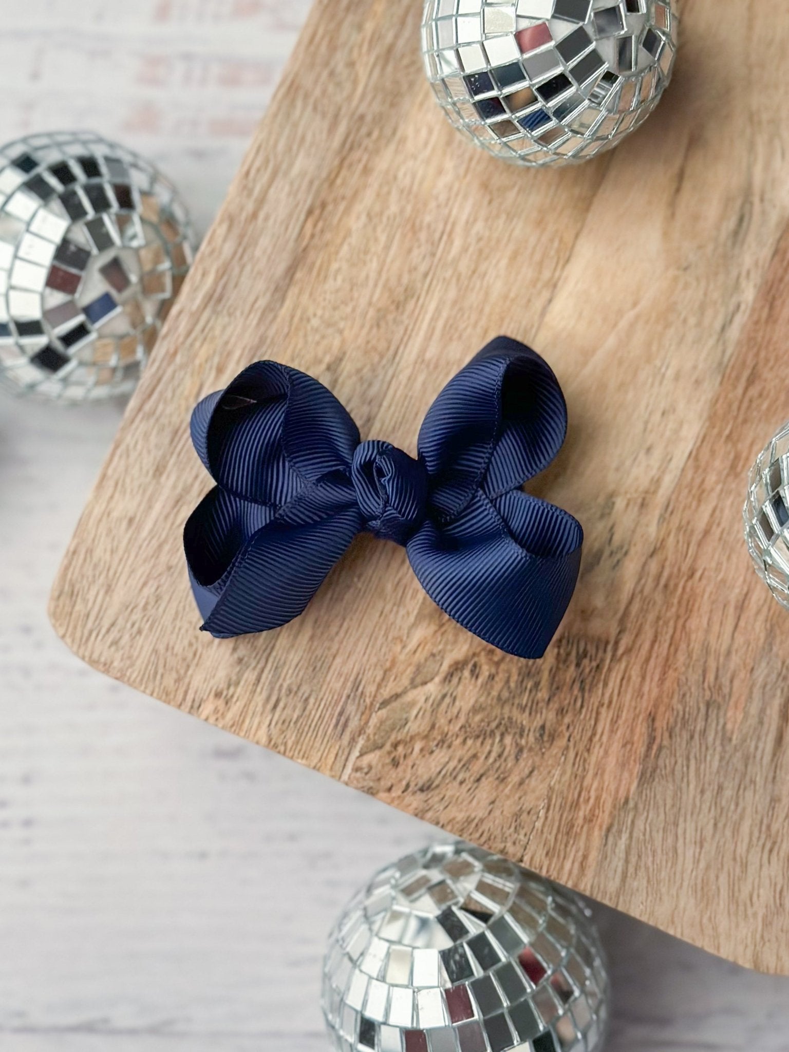 Navy Original Grosgrain Hair Bow