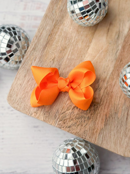 Orange Original Grosgrain Hair Bow