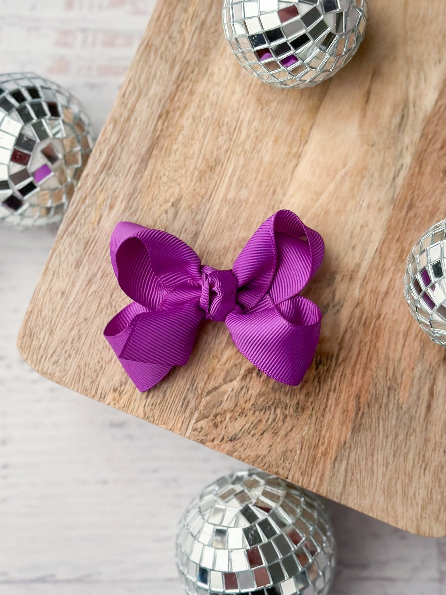 Purple Original Grosgrain Hair Bow