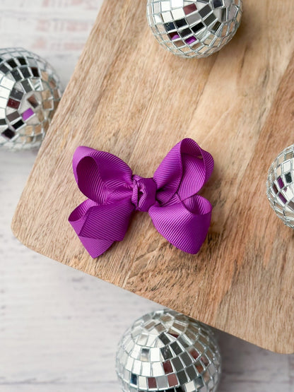 Purple Original Grosgrain Hair Bow