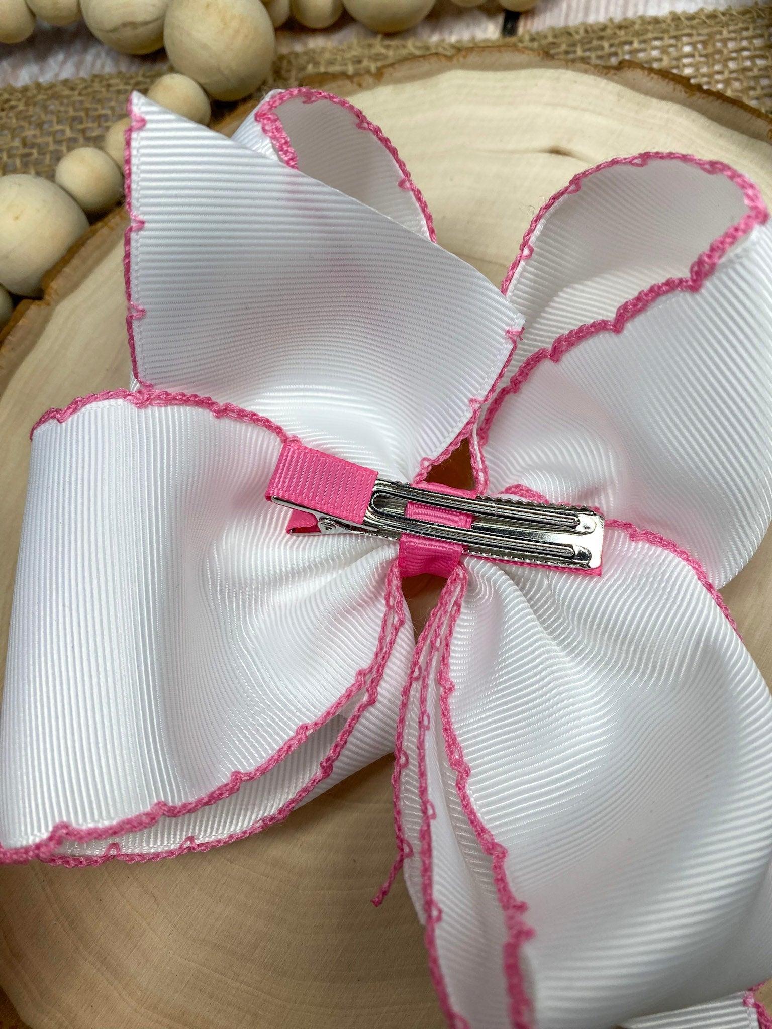 Pink Nutcracker double prong clip