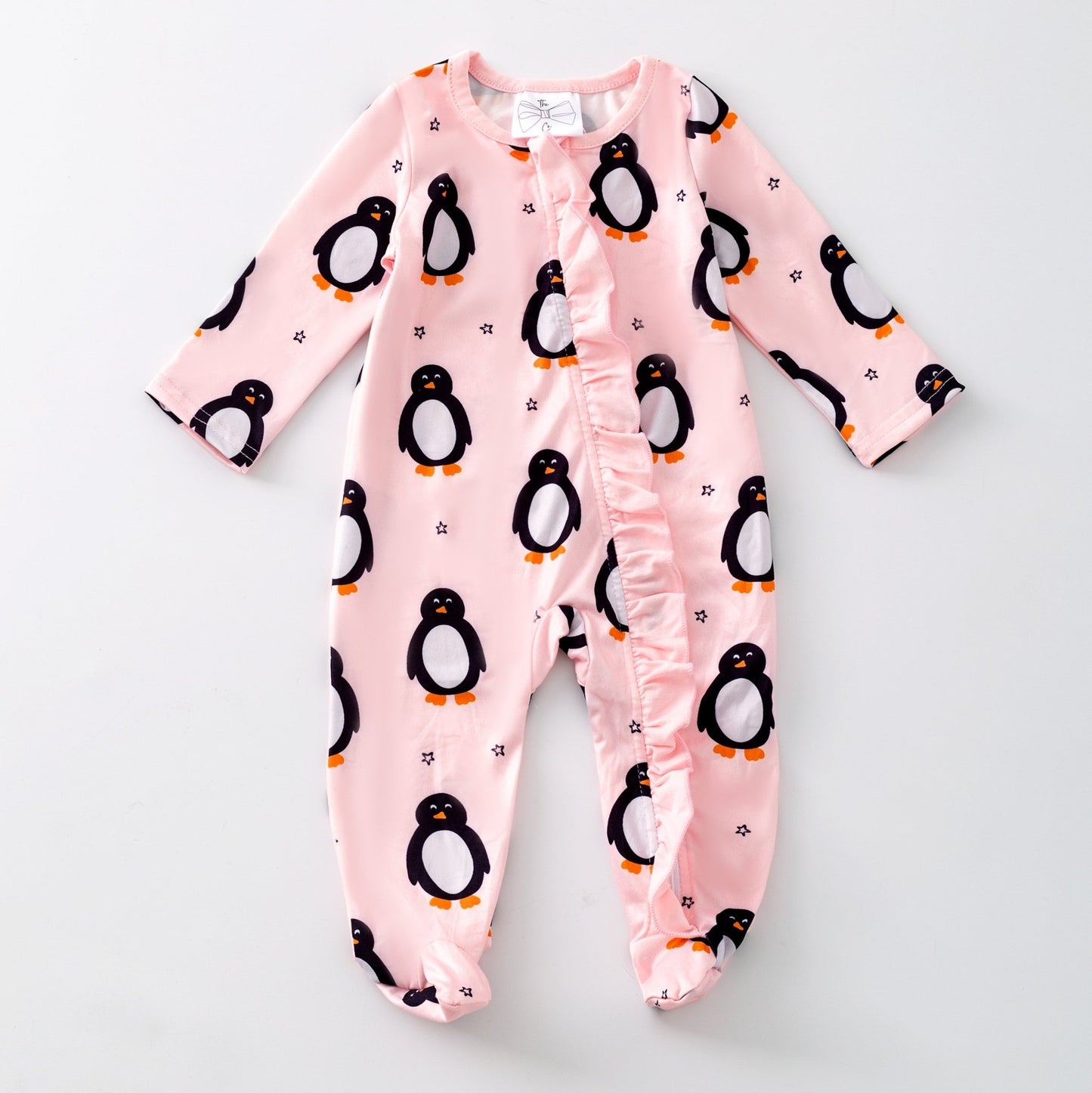 Penguins Galore Infant Girl Onesie