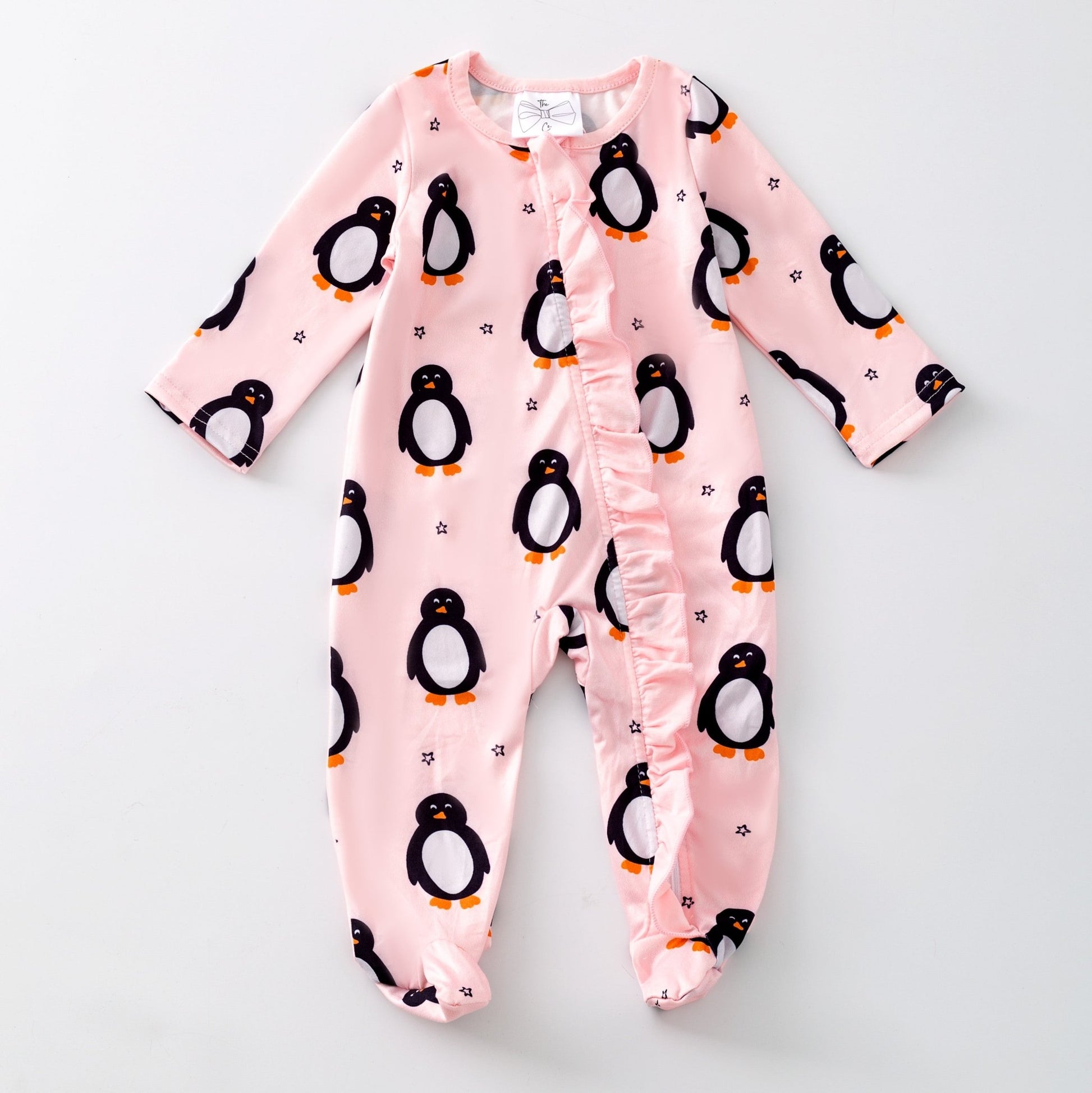 Penguins Galore Infant Girl Onesie