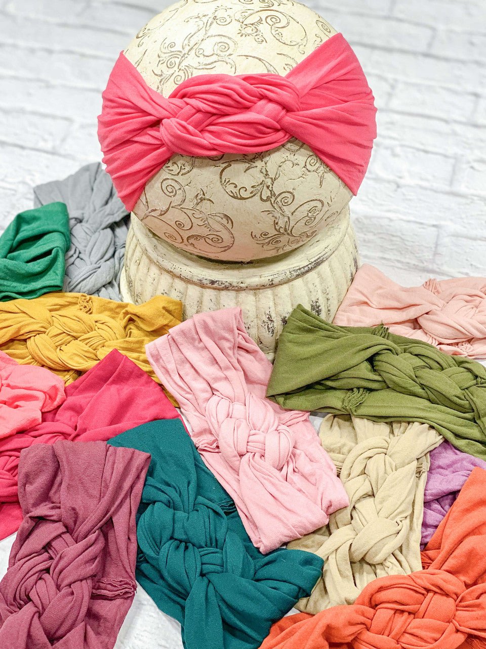 Sailor knot baby headbands in assorted colors