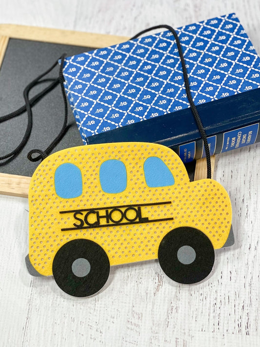 School Bus Novelty Crossbody Purse