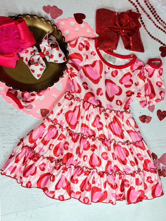 Valentines day boutique dress from The Hair Bow Company