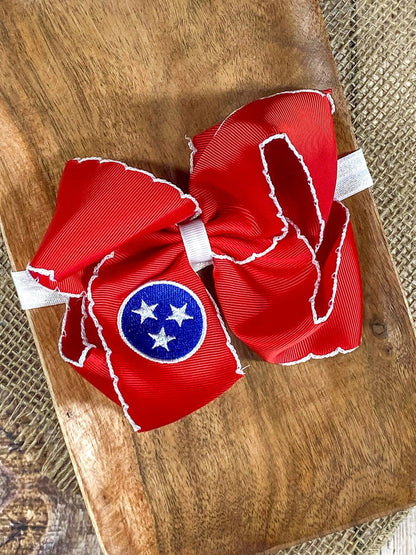 Tennessee Moonstitch Bow Headband