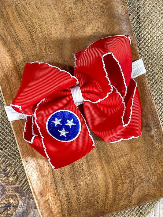 Tennessee Moonstitch Bow Headband