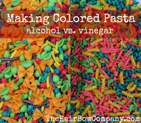 diy colored pasta
