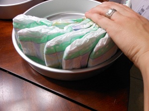 custom diaper cake