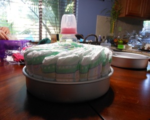 diy custom diaper cake