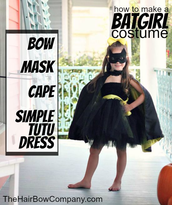 simple diy batgirl tutu dress